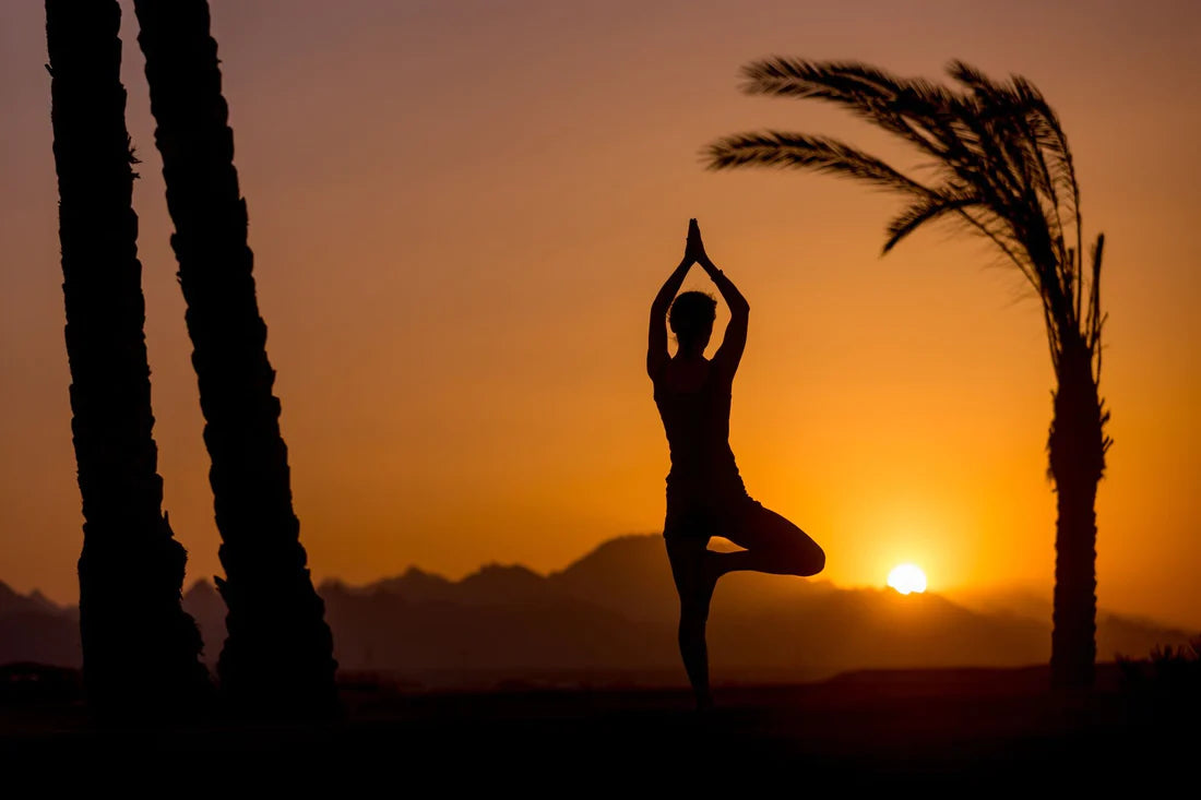 A man Doing Yoga